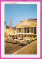 290491 / Italy - Roma (Rome) - Pantheon Former Roman Temple Catholic Church Summer Restaurant PC 12/31 Italia Italie - Panthéon