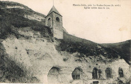 95-013 Haute-Isle Près La Roche-Guyon - Eglise Taillée Dans Le Roc Photo G André - Haute-Isle