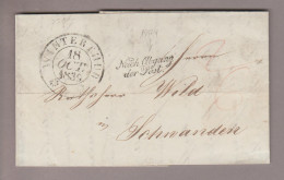 CH Heimat ZH Winterthur 1839-10-18 Vorphilabrief Nach Schwanden Mit Vermerk "Nach Abgang Der Post" - ...-1845 Préphilatélie