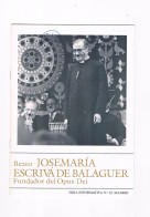 Hoja Informativa Jose Maria Escriva De Balaguer Opus Dei 18 1995 - Non Classés