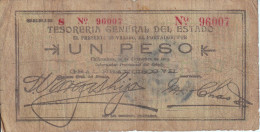 BILLETE DE MEXICO DE 25 CENTAVOS DEL AÑO 1913  DE CHIHUAHUA (BANKNOTE) PANCHO VILLA - Mexique