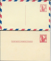 2 CARTES AVEC ENTIER POSTAL - Other & Unclassified