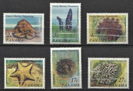 251 PANAMA 1976 - Y&T 564/67 A514/15 -  Faune Marine - Neuf ** (MNH) Sans Trace De Charniere - Panama