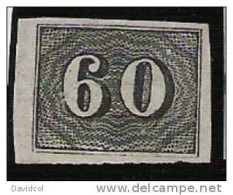 2682A - BRASIL - 1849 - MI#: 14 - MINT - 60 R. BLACK. - Nuevos