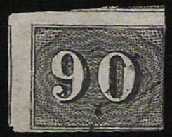 2682E - BRASIL - 1849 - MI#:15 - USED - 90 R. BLACK. - Usados