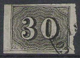 2683D - BRASIL - 1849 - MI#:13 - USED - NUMERALS - Gebraucht