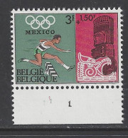 Belgique - 1968 - COB 1458  ** (MNH) - Planche 1 - 1961-1970