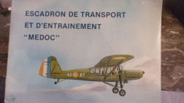 1984 AVIATION WWII ESCADRON DE TRANSPORT ET D ENTRAINEMENT MEDOC BORDEAUX MERIGNAC  1944 /1984 EX N° 89/460 - Aviación