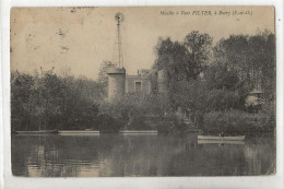 Butry-sur-Oise (95) : La Villa Bourgeoise Pilter Et Son Moulin à Vent En 1905 PF. - Butry