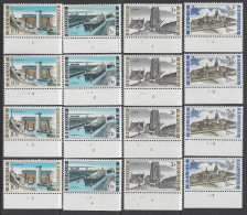 Belgique COB 1466 à 1469  ** (MNH) - Planches 1 à 4, Série Complète (1) - 1961-1970