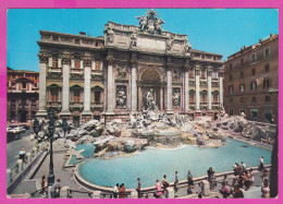 290519 / Italy - Roma (Rome) - Trevi Fountain Fontana Di Trevi By Nicola Salvi Sluptor PC 110  Italia Italie Italien - Fontana Di Trevi