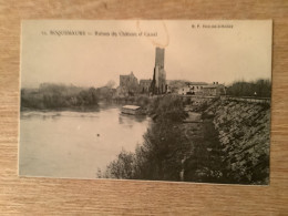 30/ Roquemaure .ruines Du Château Et Canal - Roquemaure