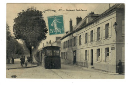 51 - Marne   Ay  Ay En Champagne    Boulevard Sadi-Carnot  TRAM VAPEUR - Ay En Champagne