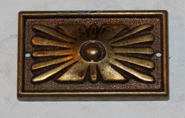 Plaque Bronze Art Déco Rectangulaire - Ferro Battuto
