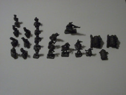 Lot De 21 Soldats De Plomb Type Empire + 3 Canons - 31 Pièces Au Total - Sans Marque - Fabrication Artisanale - Militaires