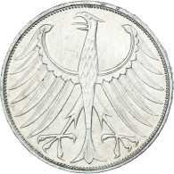 Monnaie, République Fédérale Allemande, 5 Mark, 1973, Hamburg, Germany, SUP - 5 Mark