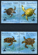 Penrhyn 1995 MiNr. 579 - 582 Reptiles, Sea Turtles  4v  MNH** 13.00 € - Penrhyn