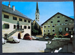 Zuoz Engadin Ortsplatz/ Oldtimer Autos - Zuoz