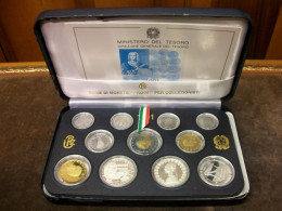 ITALIA - 1991 - Divisionale Proof - Confezione Originale Con Plastica In Deterioramento - Set Fior Di Conio