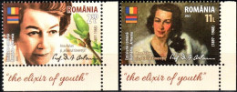 Romania 2023 Joint Issue With Armenia "Doctor Ana Aslan And The Elixir Of Youth" 2v Quality:100% - Ongebruikt