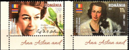 Romania 2023 Joint Issue With Armenia "Doctor Ana Aslan And The Elixir Of Youth" 2v Quality:100% - Neufs