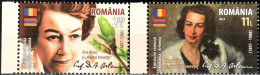 Romania 2023 Joint Issue With Armenia "Doctor Ana Aslan And The Elixir Of Youth" 2v Quality:100% - Nuevos