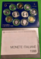 ITALIA - 1988 - Divisionale Proof - Confezione Originale Integra - Jahressets & Polierte Platten