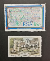 AFRIQUE DU SUD, 1987, Lot De 2, Scott N° 698 Et 702, 30e Anniversaire Du Parlement Et La Bible. Oblitérés - Oblitérés