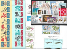 Monaco Année Complète 1993, 59 Timbres**/ Neufs Sans Charnière. - Full Years