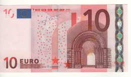 10 EURO  "P"   OLANDA       Firma  Trichet     G 013 B4  /  FDS - UNC - 10 Euro