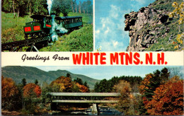 New Hampshire Greetings From White Mountains Split View - White Mountains
