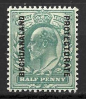 BECHUANALAND....KING EDWARD VII..(1901-10...)...." 1904...".....HALFd.....SG66......MH... - 1885-1964 Bechuanaland Protettorato