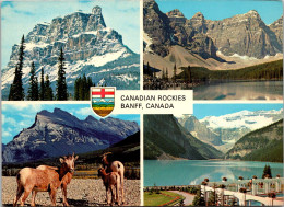Canada Banff Canadian Rockies Mult View - Banff