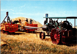 Canada Saskatchewan Threshing Scene Case Steam Engine - Other & Unclassified