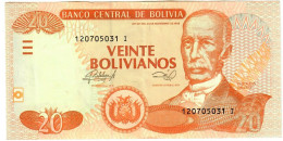 Bolivia 20 Bolivianos 1986 (2010) EF - Bolivie