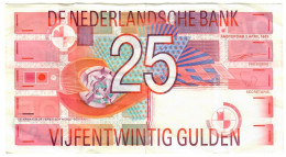 Netherlands 25 Guilders (Gulden) 1989 VF [1] - 25 Florín Holandés (gulden)
