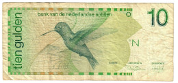 Netherlands Antilles 10 Guilders (Gulden) 1986 F [4] - Nederlandse Antillen (...-1986)