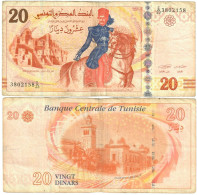 Tunisia 20 Dinars 2011 F - Tunisia