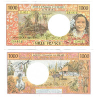 French Polynesia 1000 Francs CFP 2012 (Sig 13) EF/aUNC - Territori Francesi Del Pacifico (1992-...)