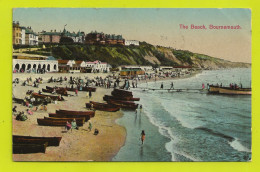 Angleterre BOURNEMOUTH The Beach Barques Baignade Plage VOIR DOS En 1927 - Bournemouth (from 1972)