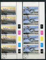 Transkei Mi# 22-3 Zylinderstreifen FDC-gestempelt/CTO - Airplanes - Ciskei