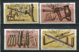 Transkei Mi# 33-36 FDC-gestempelt/CTO - Carved Tobacco Pipes - Ciskei