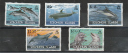 Solomon Islands 1994 MiNr. 846 - 850 Salomoninseln Marine Mammals, Dolphins 5v MNH** 8.50 € - Dauphins