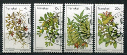 Transkei Mi# 41-4 FDC-gestempelt/CTO - Flora Wild Fruits - Ciskei