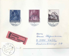 Express Brief  Triesenberg - Celle        1965 - Storia Postale