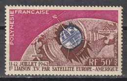 FRENCH POLYNESIA - 1962, Telstar Satellite - Neufs