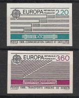 FRANCE - 1988 - N°Yv. 2531 à 2532 - Europa - Non Dentelé / Imperf. - Neuf Luxe ** / MNH - 1981-1990