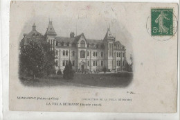 Delcampe - Montsoult (95) : La Façade Ouest De La Villa Béthanie En 1910 (animé) PF. - Montsoult