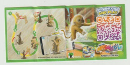 Handleiding FERRERO Kinder K-VD293 Aap-monkey 2022 ApplayDU NATOONS - Instrucciones