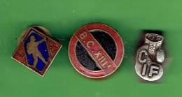 LOT 3 INSIGNES ANCIENS BOUTONNIERES BOXE CLUB XIII° CIF COMITE ILE DE FRANCE FEDERATION FRANCAISE DE BOXE - Bekleidung, Souvenirs Und Sonstige